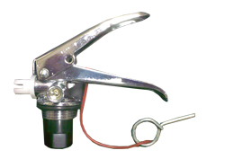 ЗПУ с корпусом из латуни полностью никелированное для ОП-1 - ОП-3 с щелевым распылителем, с уплотнительным резиновым кольцом и чекой на ремешке (под индикатор M8)